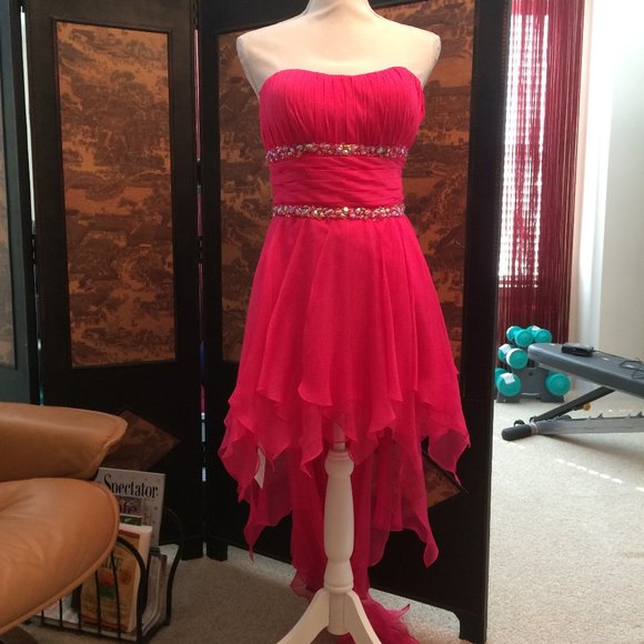 Cache party dress, hot pink, size 6 - Picture 1 of 5